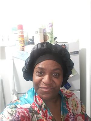 Johnson in her pajamas! 